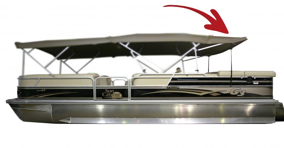 ANP inc. G3 SunCatcher LX 322 Cruise 2012 Rear bimini extension w