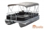 Double pontoon bimini top